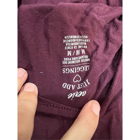 Aerie Plum Long Sleeve Open Back Tee - Picture 5 of 5